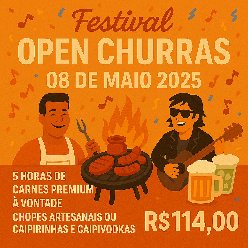Festival Open Churras - Quinta-feira - 08 de Maio de 2025 - 18 às 23 horas Event Event