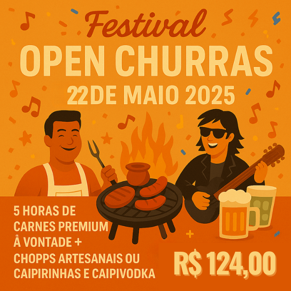 Festival Open Churras - Quinta-feira - 22 de Maio de 2025 - 18 às 23 horas Event Event