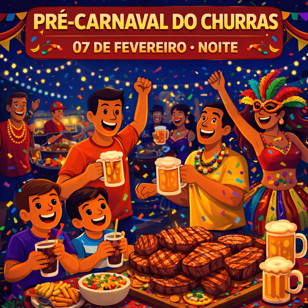 Pré-CarnaChurras - Sábado - 07/Fev - Noite - 18:00 à meia-noite Event Event