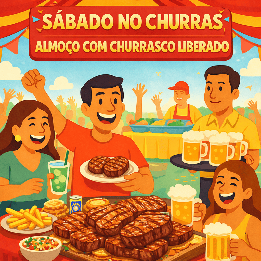 Sábado Open Churras - 24/Jan/26 - De 12 às 16 horas Event Event