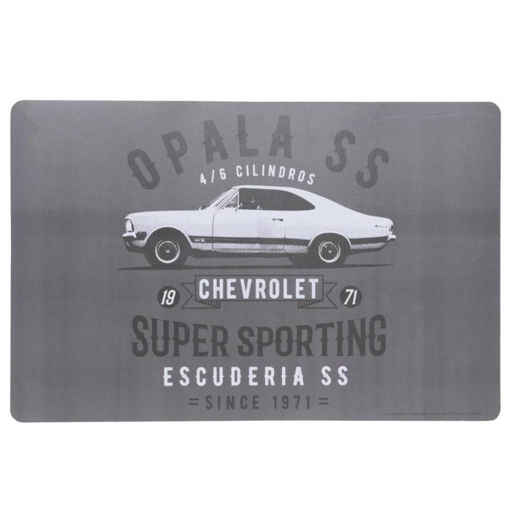 Jogo Americano GM Opala Vintage Cinza | Churras