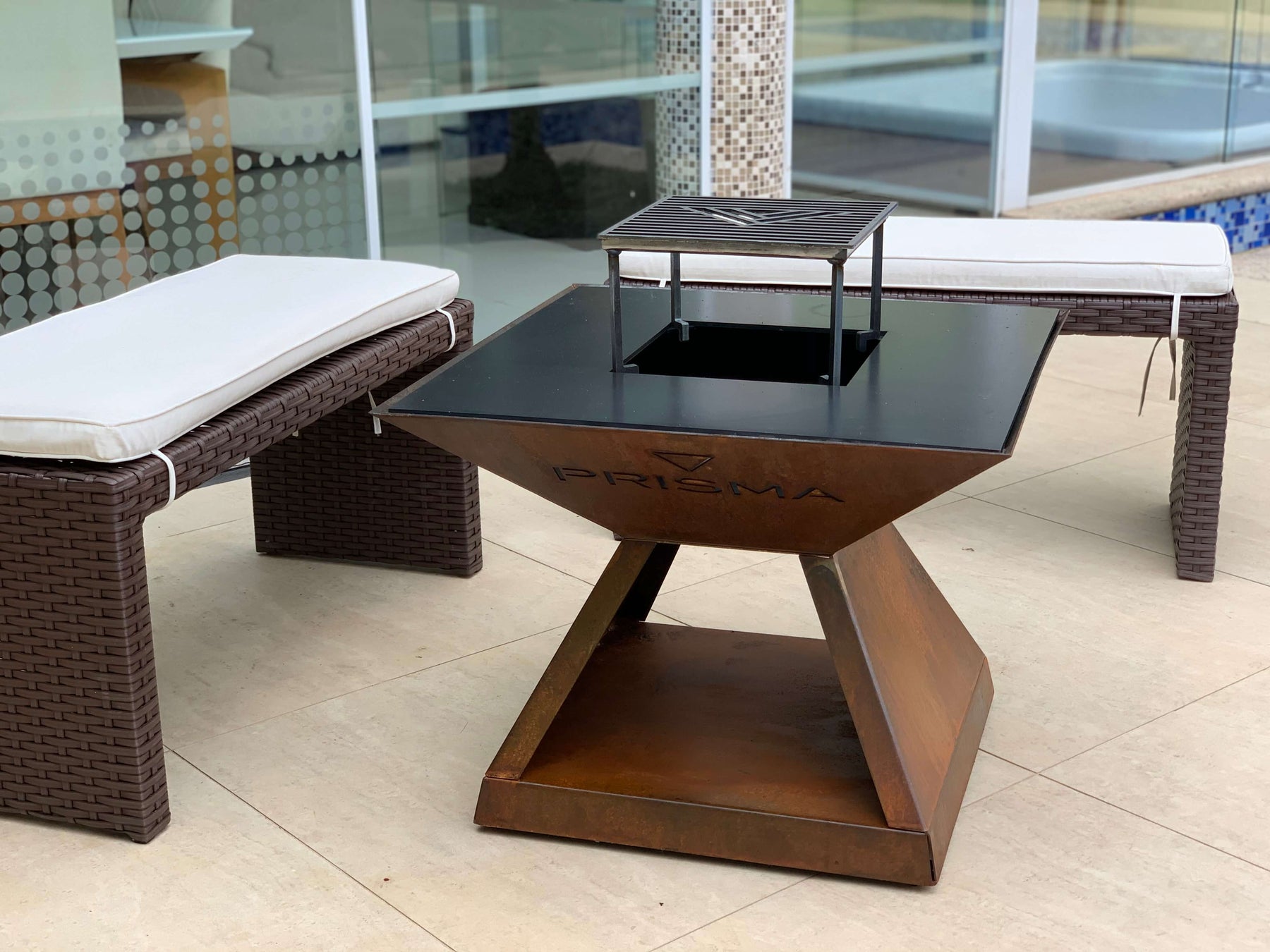 Lareira Diamond Grill Prisma Grill Churras