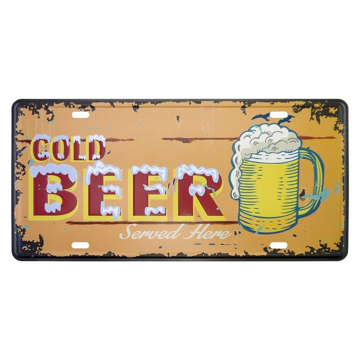 Placa Decorativa Cold Beer | Churras