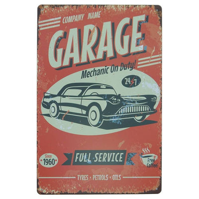 Placa Decorativa Garage | Churras