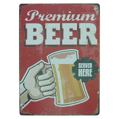 Placa Decorativa Premium Beer | Churras